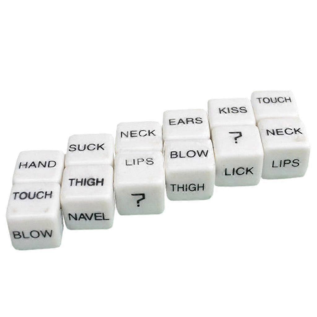 1 Pair Plastic Erotic Dice
