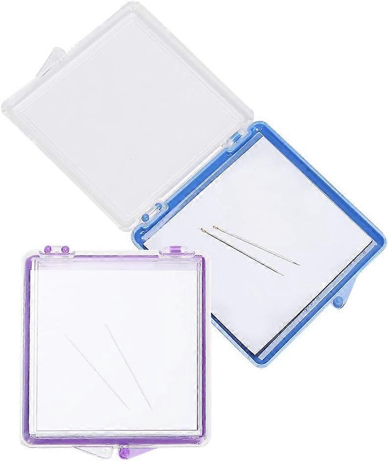 Dww-2 חתיכה מחט מגנטית מגן תפירה מגנטי פלסטיק מרופד מחט תפירה מארגן עזרי DIY.