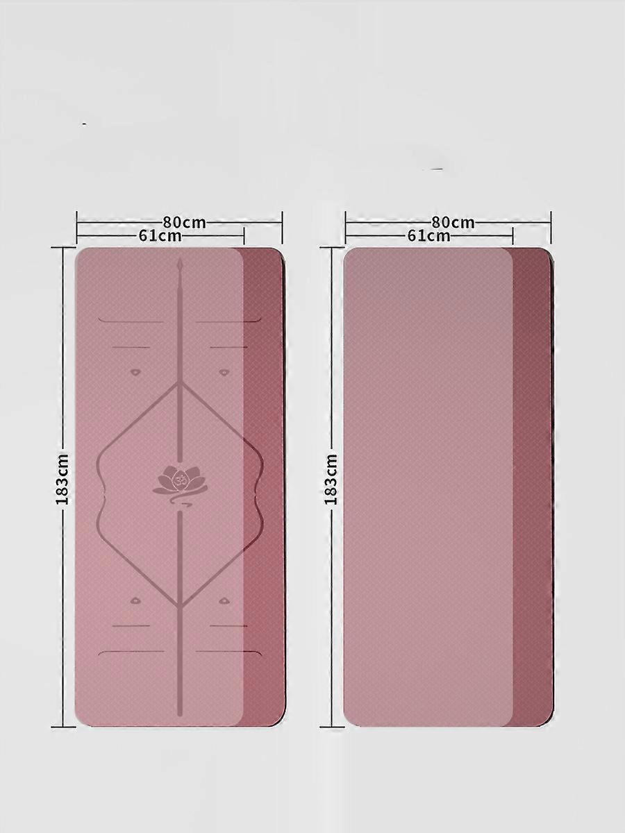 Dww Non-Slip Yoga Mat | For Beginners and Advanced Users | 0.6 Thick | Gymnastics Mat for Joints