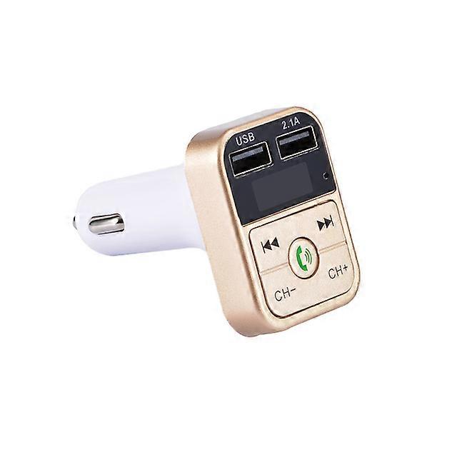 Car Kit Handsfree Wireless Bluetooth 5.0 FM Transmitter LCD MP3 Player Car Accessories Dual USB Charger FM Modulator