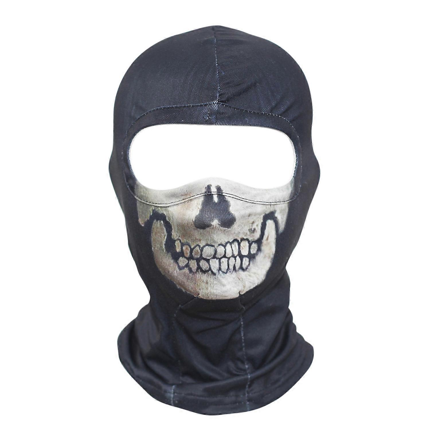 Totenkopf Sturmhaube - Atmungsaktive Gesichtsmaske Für Motorrad, Outdoor & Halloween