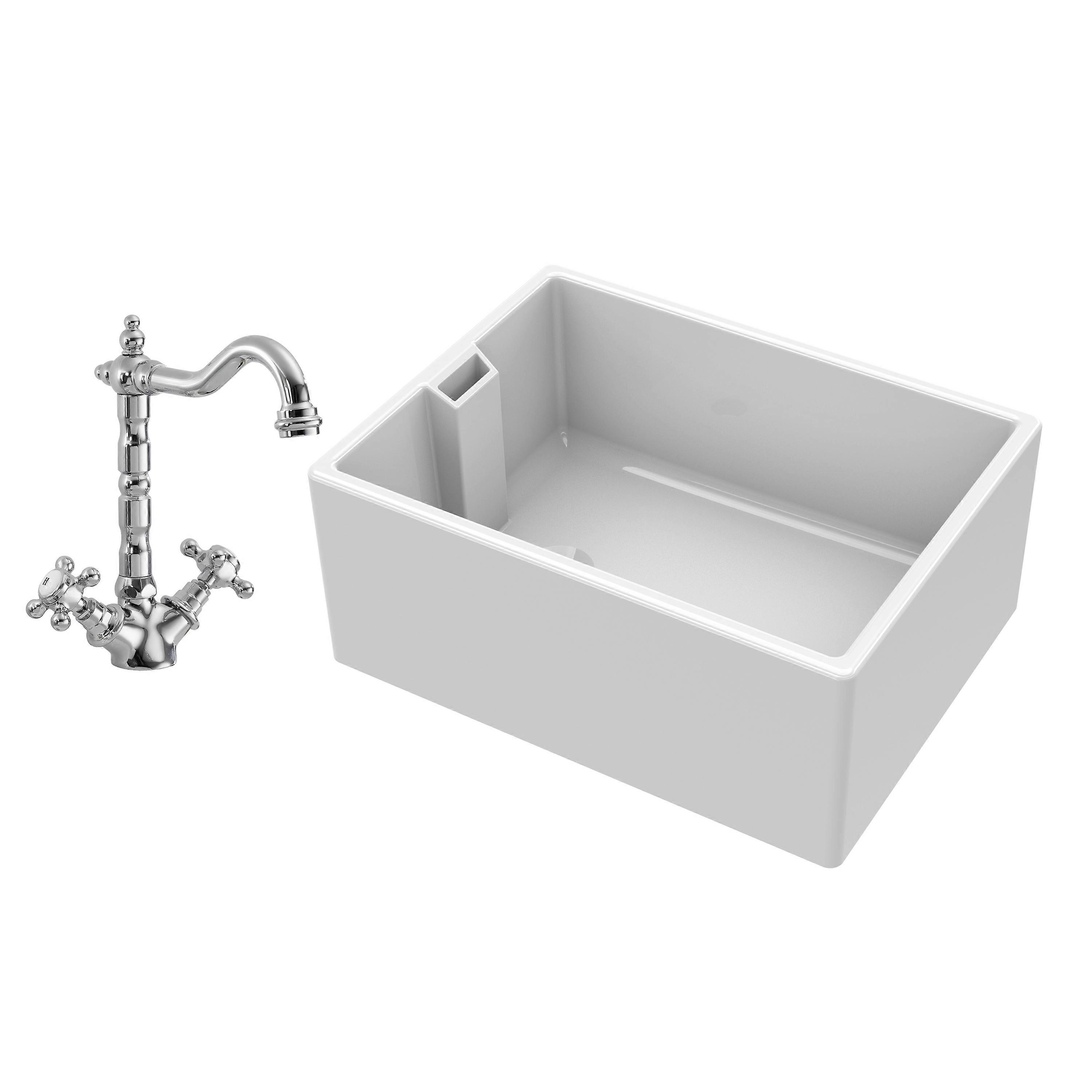 Belfast Sink 615x462x254 & Tap