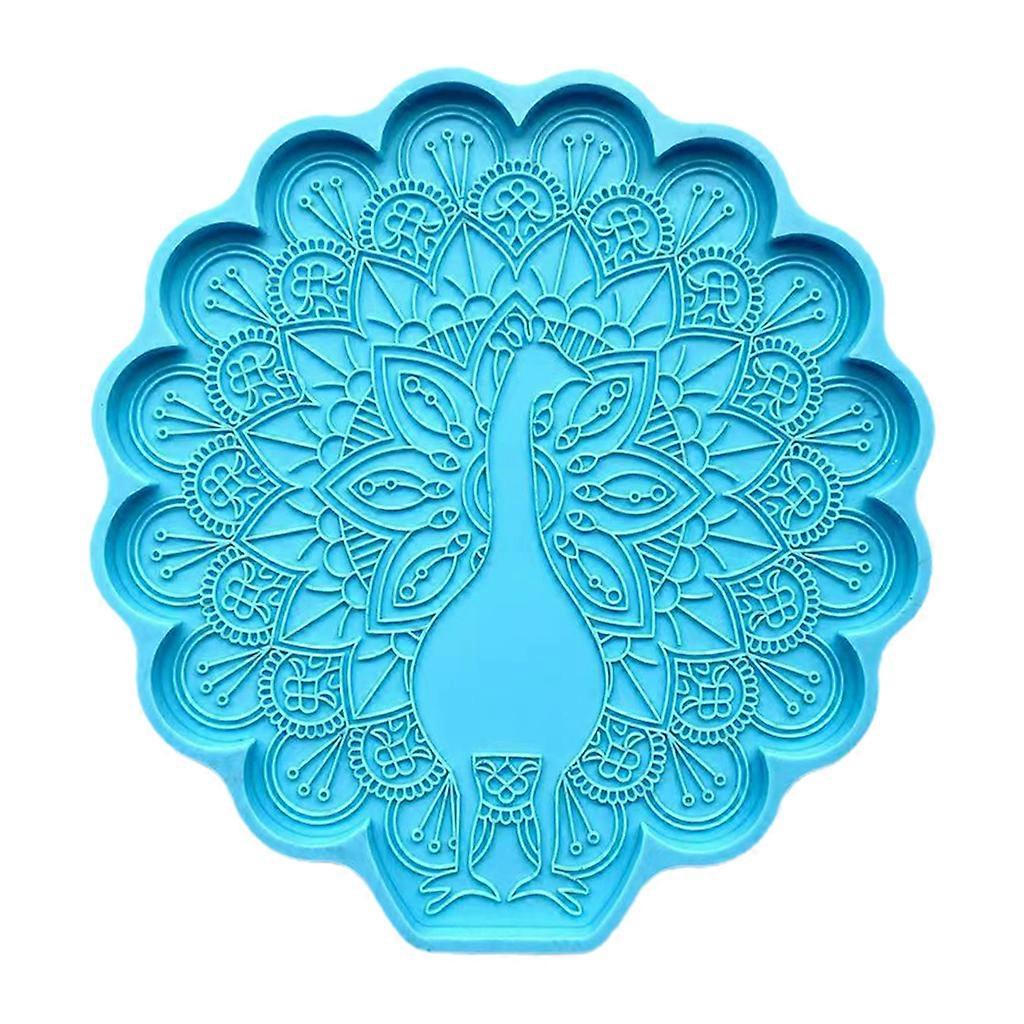 Plaster Casting Epoxy Mould DIY Coaster Mold Mug Pad Tray Resin Casting Mold