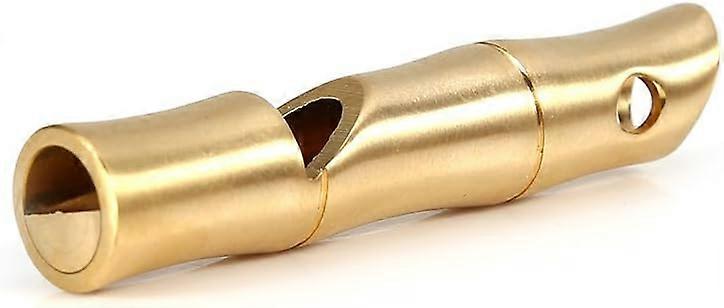 اليدوية النحاس الخيزران الخيزران صافرة البقاء على قيد الحياة في حالات الطوارئ في الهواء الطلق ، والمشي لمسافات طويلة ، والتخييم ، والصيد ، والبقاء على قيد الحياة