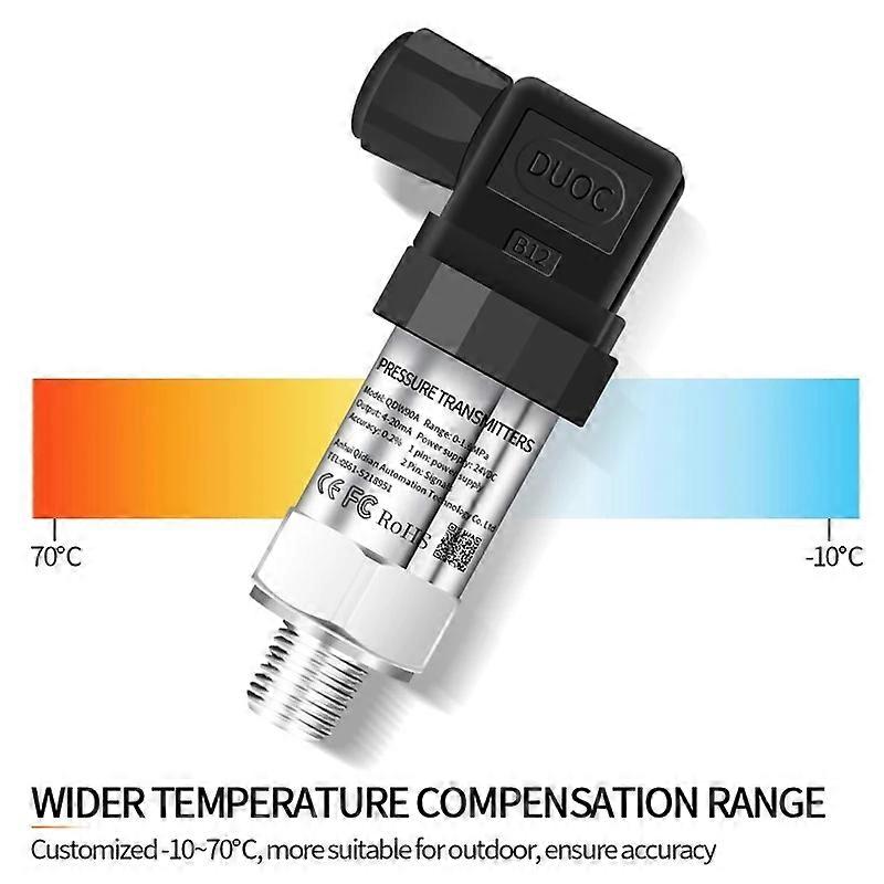 Motor Vehicle Sensors Small Pressure Sensor Transmitter 4-20mA 0-10V 0-5V RS485 0-1.6Mpa 0-10bar 0-2.5Mpa 0-25bar G1/4 DC24V Pressure Transducer