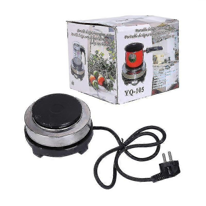 220v 500w Elektrischer Minikocher Grillplatte Multifunktions Kochen Kaffeewärmer Neu