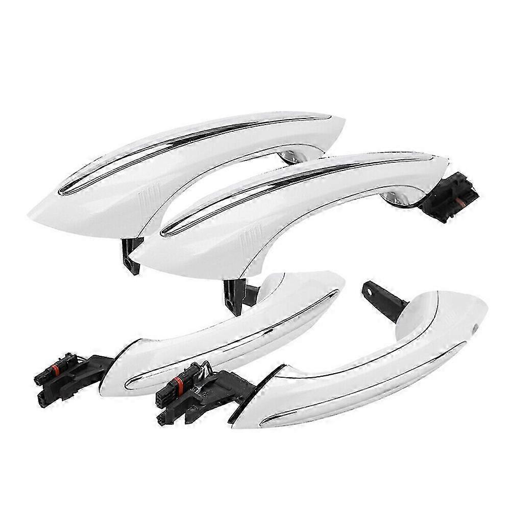 4pcs Car Exterior Door Handle With Comfort Access For - 5 6 7 Series 525 528 530 F07 F10 F11 F06 F12 F13 F01 F02