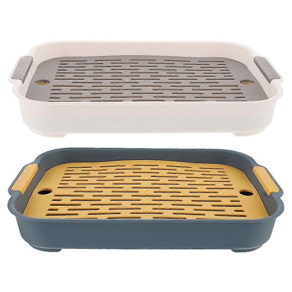 2Db nyúl alomdoboz műanyag nyúl WC beltéri nyuszi alom doboz esés elleni nyuszi WC-doboz