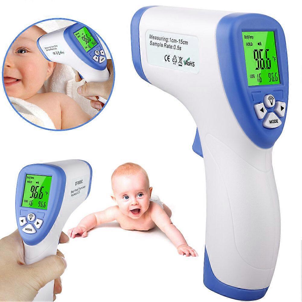 2023 NewHousehold Digital LCD Backlight Non-Contact Thermometer Adult Baby Infrared Forehead Thermometer / Temperature Measurement Tool with Automatic