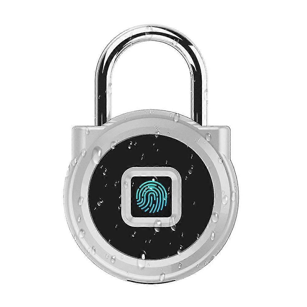 Gym Locker Digital Padlock, Ip67 Waterproof Fingerprint Padlock, Security Keyless Mini Smart Lock