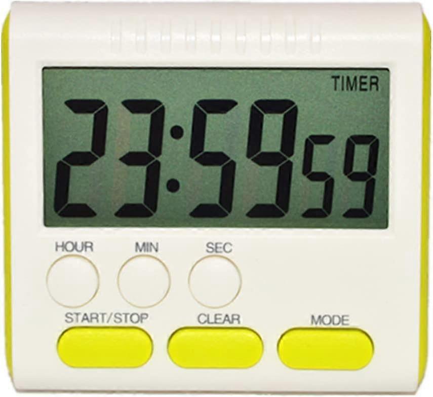 Mini Digital Timer, 24-Hour Format, Countdown Timer and Stopwatch, for Kitchen, Sports, Study, Meeti