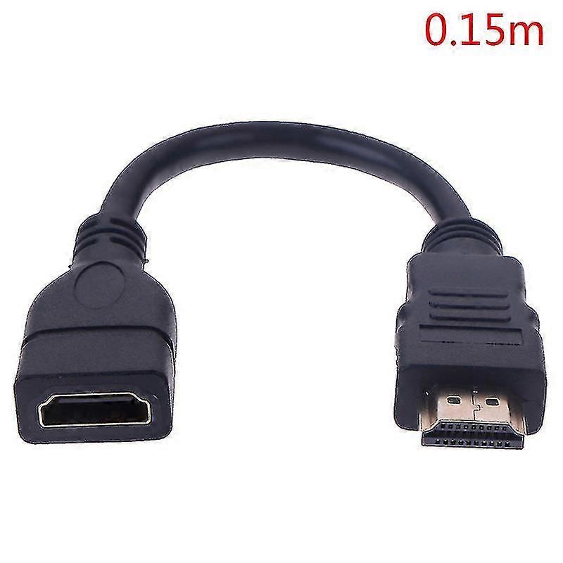 1 قطعة 15 سم / 30 سم HDMI ذكر إلى أنثى تمديد كابل HDMI حامي موسع الحبل Shytmv