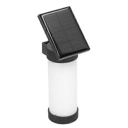 LED Flame Effect Wall Lamp Waterproof Solar Powered Landscape Light For GS