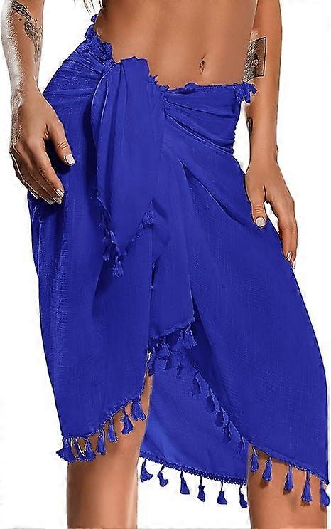 Women's semi-sheer swimsuit smock