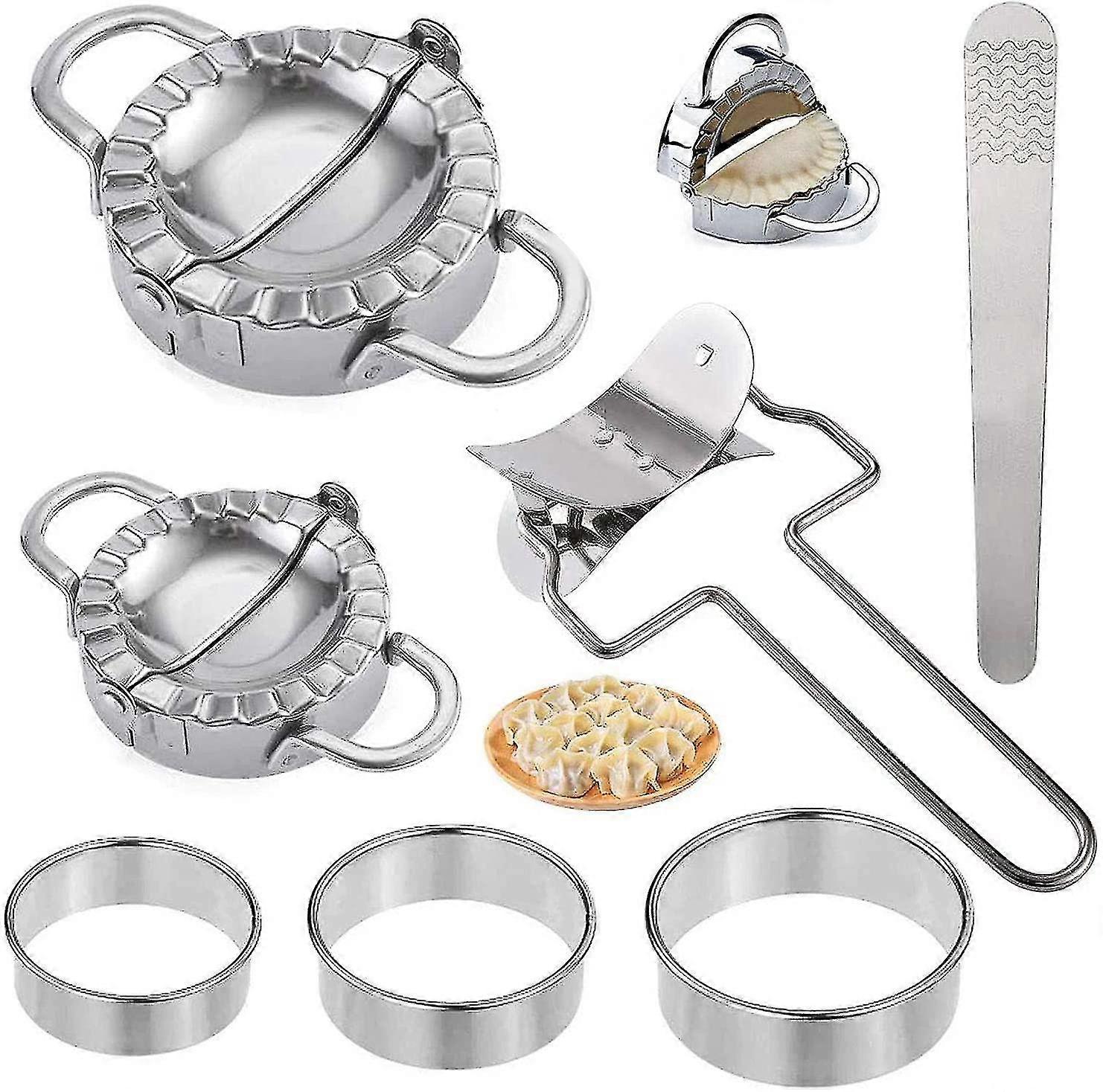 Dumpling Maker And Machine, 7 Pieces Dumpling Mold, Stainless Steel Dumpling