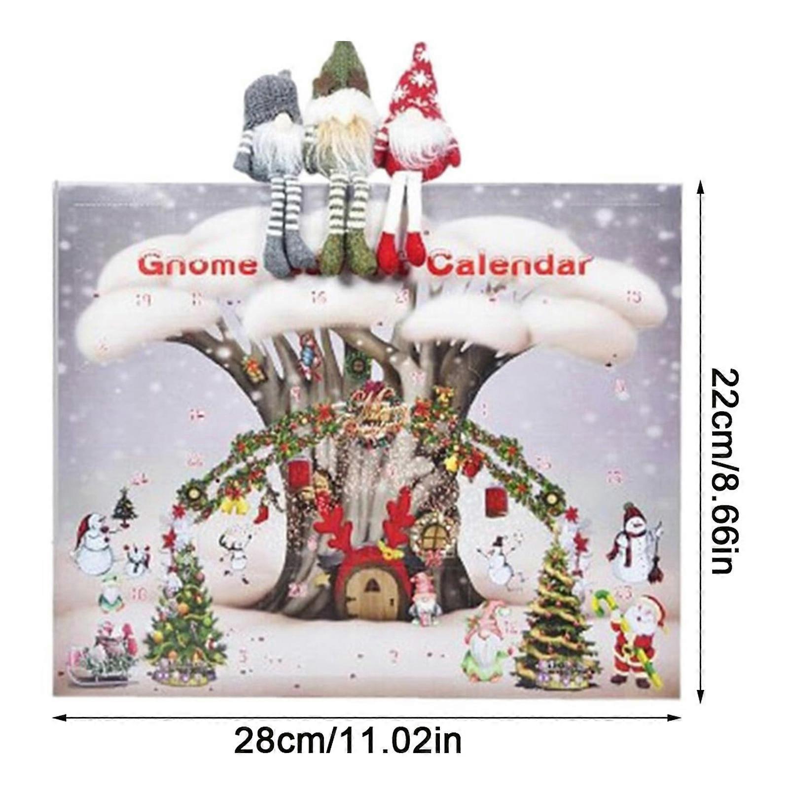 1 قطعة عيد الميلاد جنوم مجيء التقويم الديكور العد التنازلي كاليندا عيد الميلاد التقويم المنزل هدية مهرجان الديكور