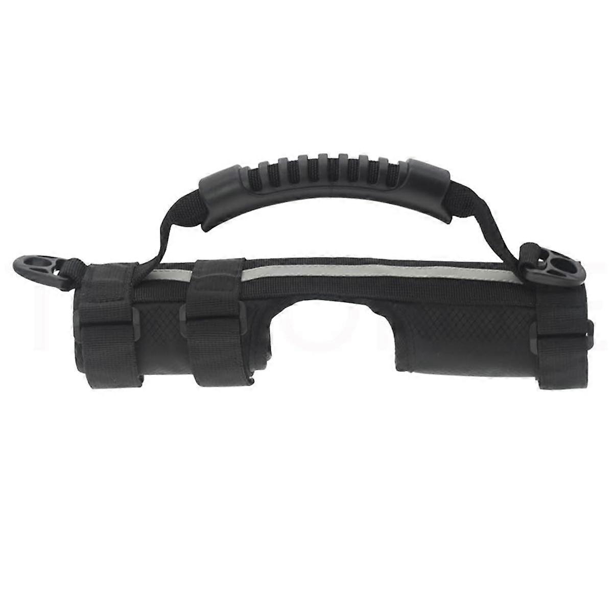 Folding Bike Frame Handle Carrier, Portable Carry Handle with Shoulder Strap Compatible with Scooter