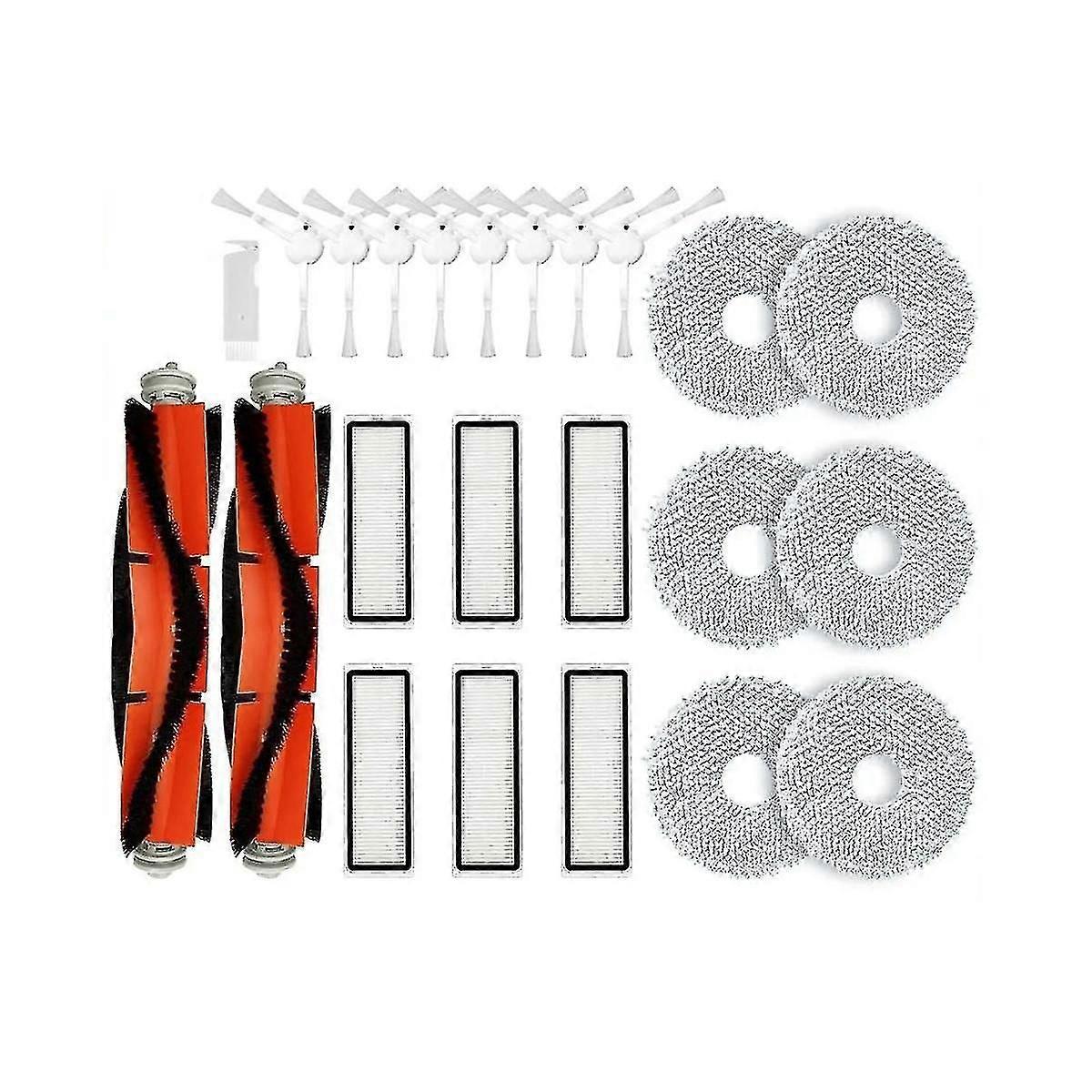 For Robot Vacuum S10+ / S10 Plus Spare Parts Accessories Main Side Brush Hepa Filter Mop Cloth Pads Boris
