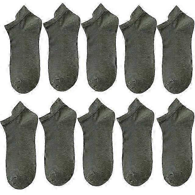 10ペアサマーメンズアンクルソックス通気性コットンスポーツソックスメッシュカジュアルアスレチックシンカットショートソッケンビッグサイズ40-46-C7、EURサイズ40-46-XK8466
