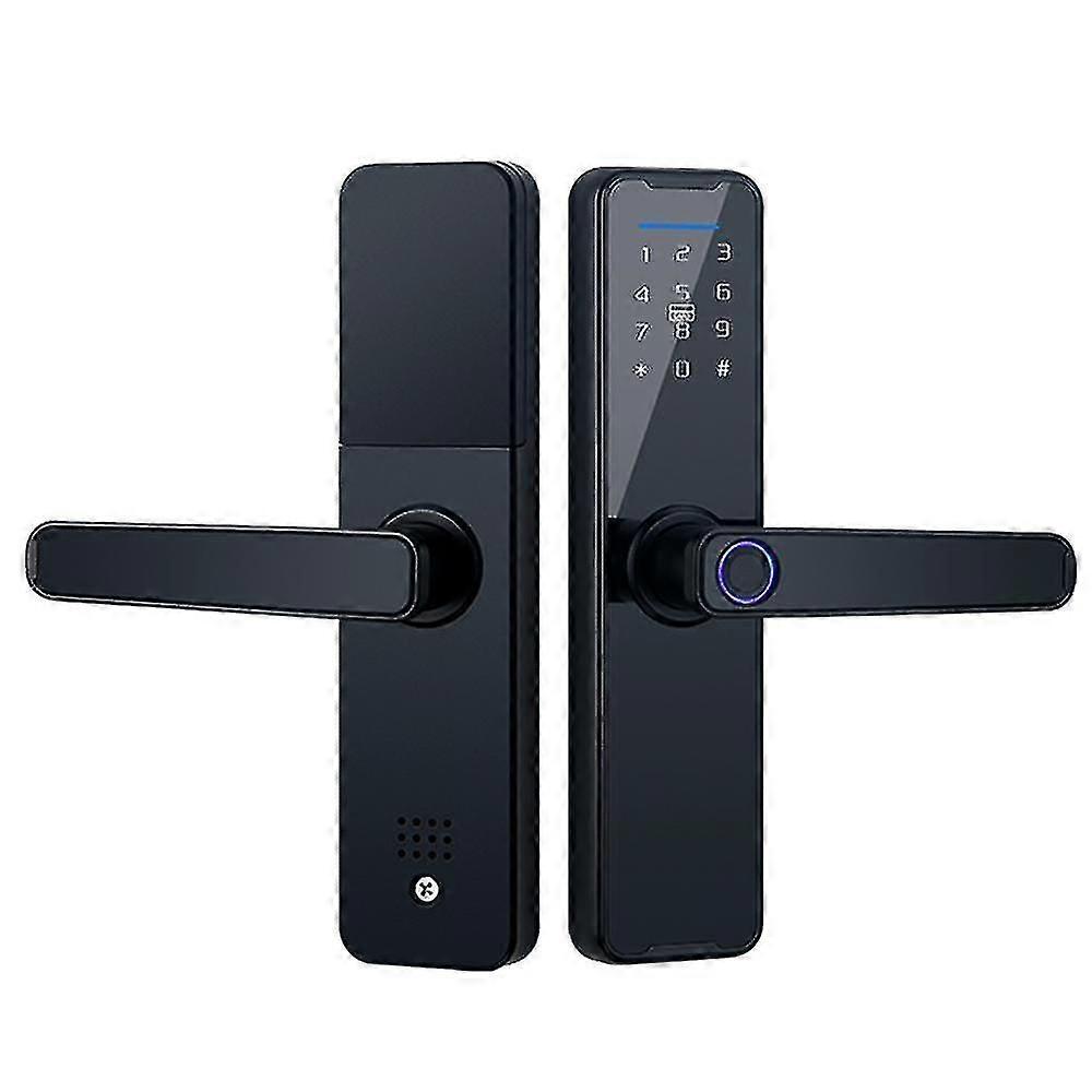Tuya Smart Lock Fingerprint Lock Door Lock Keypad Door Lock With Handle Fingerprint Electronic