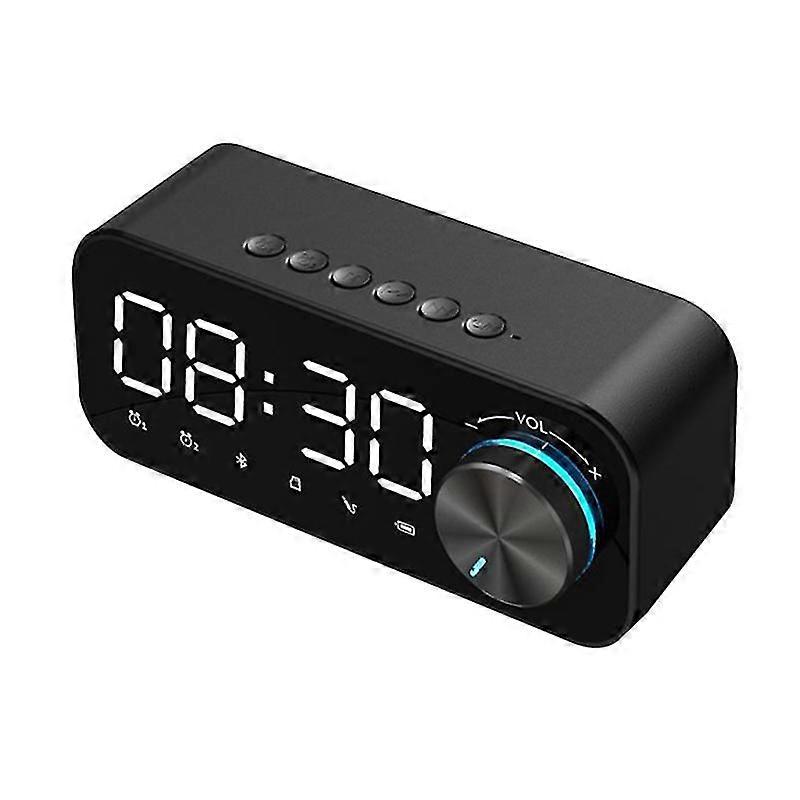 Digital Mirror Alarm Clock Led Display Music Player Radio Table Clock Outdoor Wireless Bluetooth Sp