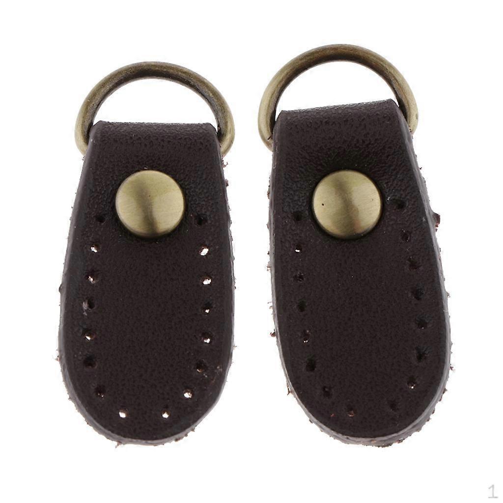 1 pár fekete bézs varrás bőr kézitáska fogantyú válltáska csatos fülek