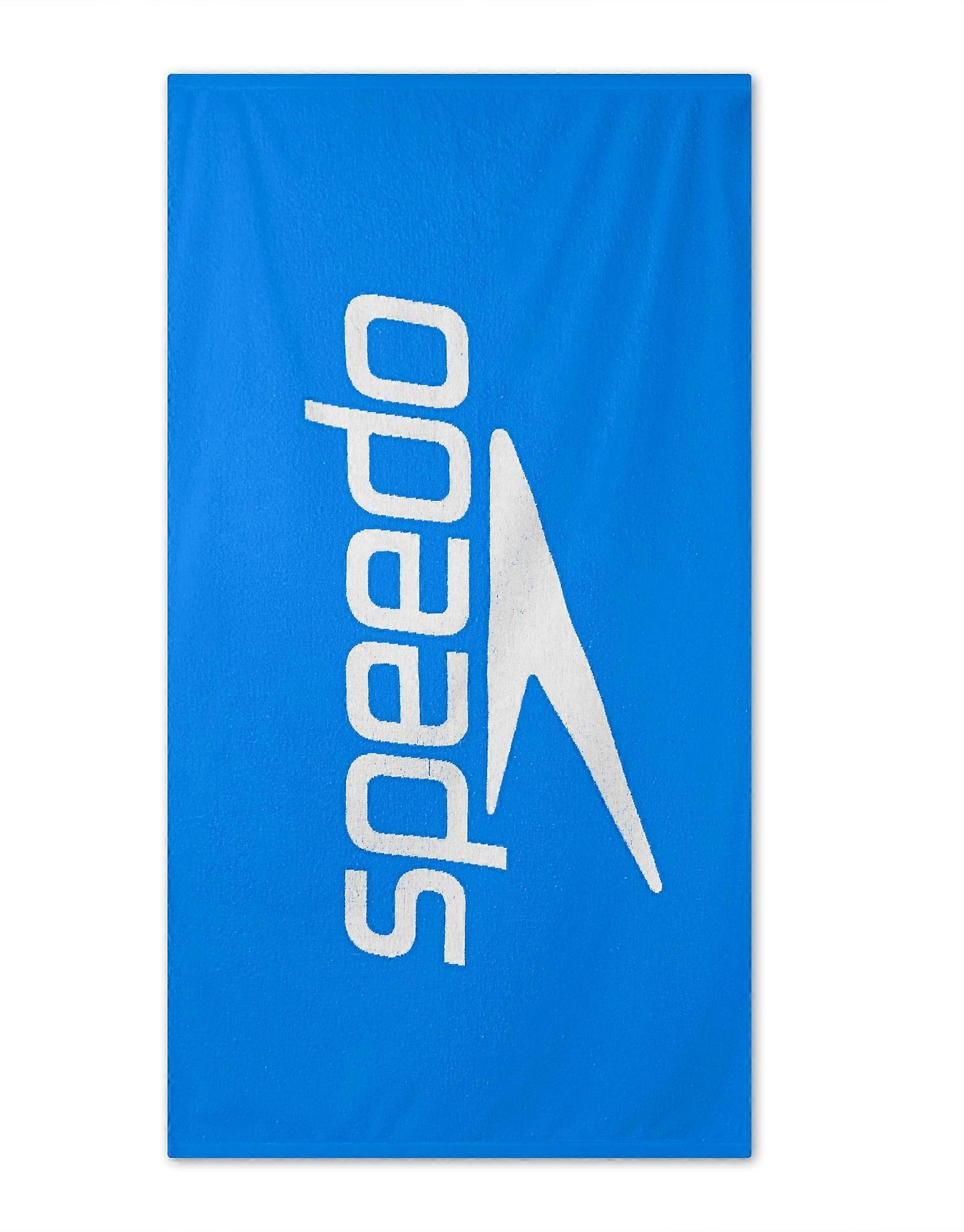 Speedo Logo Towel - Blue/White