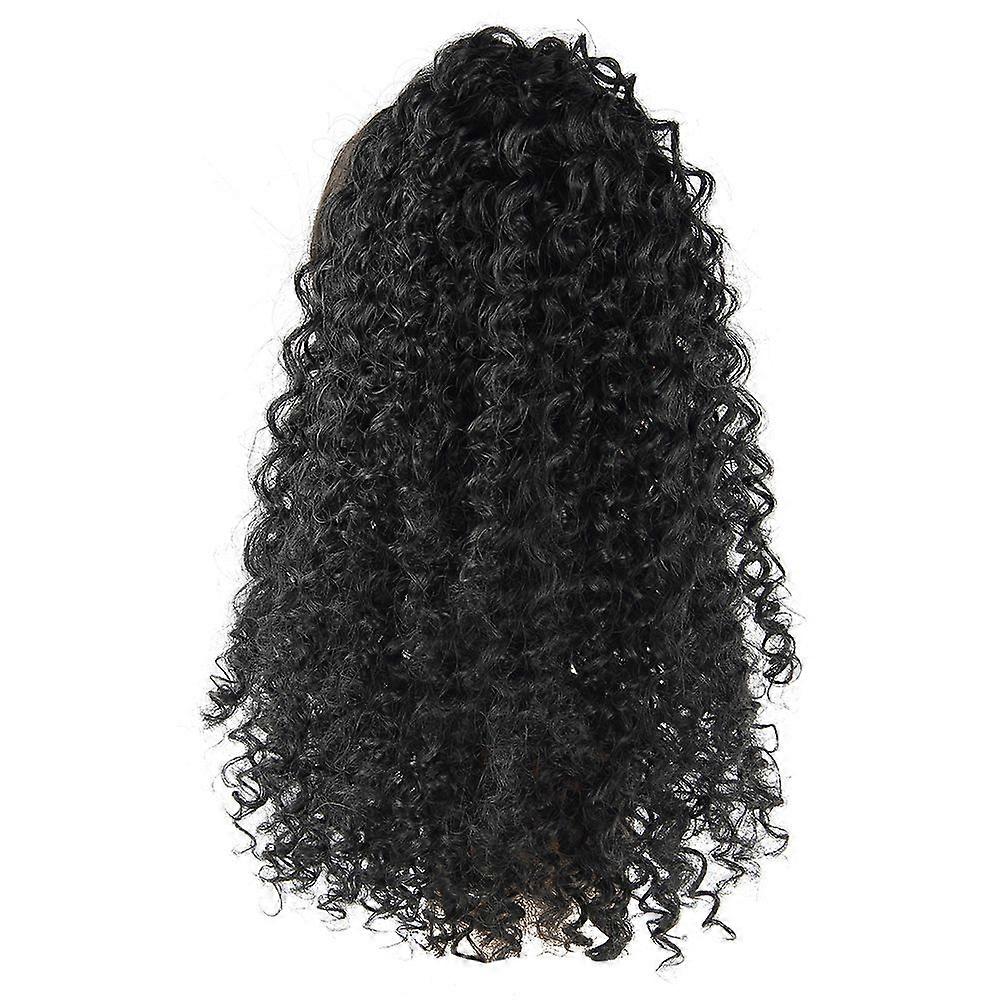 Perruque De Queue De Cheval Bouclée 1PC Mode Cheveux Synthétiques Long Postiche Épais Accessoire De Cheveux Pour La Fête Quotidienne