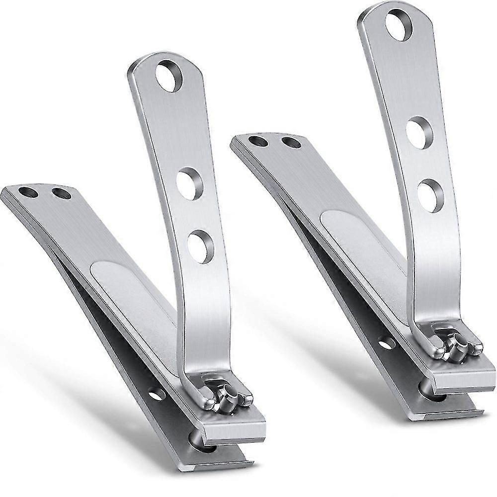 2 Pieces Toenail Clippers, Nail Clipper Set, Strong Toenail Clippers