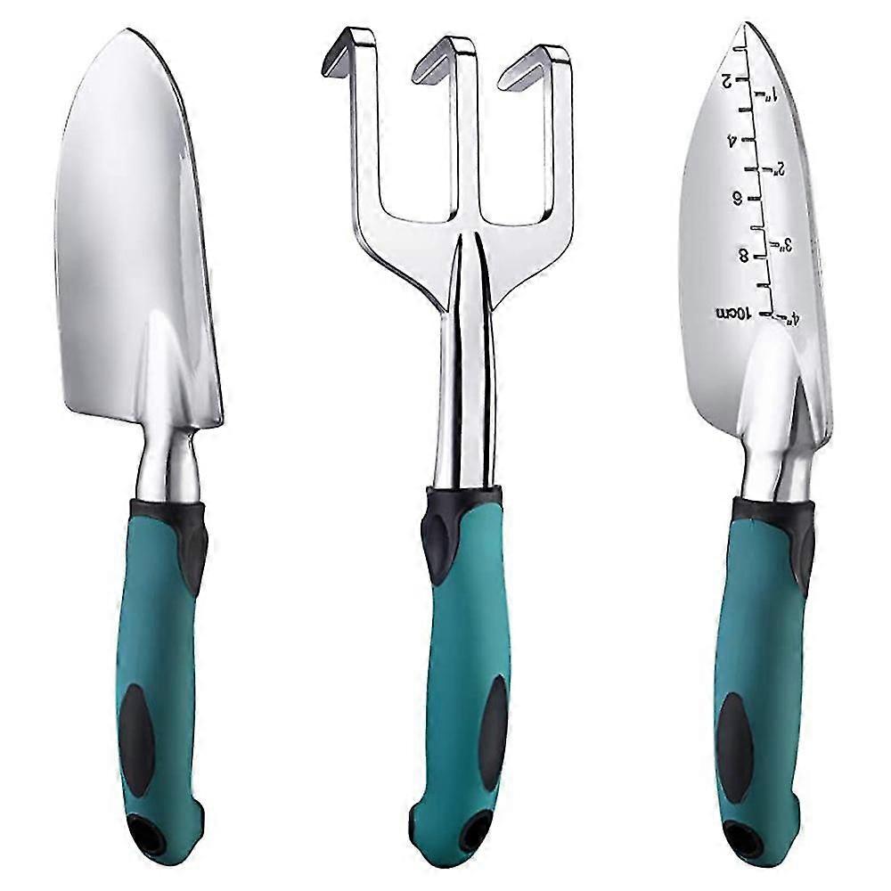 Garden Tools Set, 3 Piece Duty Gardening Tools Garden Womenn Hand Tools Garden Gifts For Me