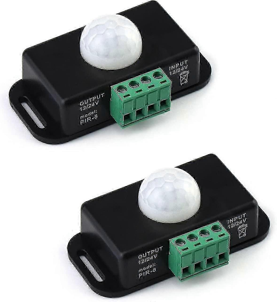 Body Infrared Light Switch, Motion Sensor Switch For Led Light Strip Automatic (2pcs)