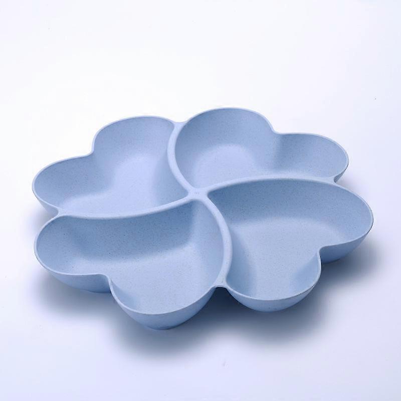 Heart Shaped Fruit Platter Creative Plates Storage Box Dried Fruit Snack Plates Divided Candy Dessert Plate Container