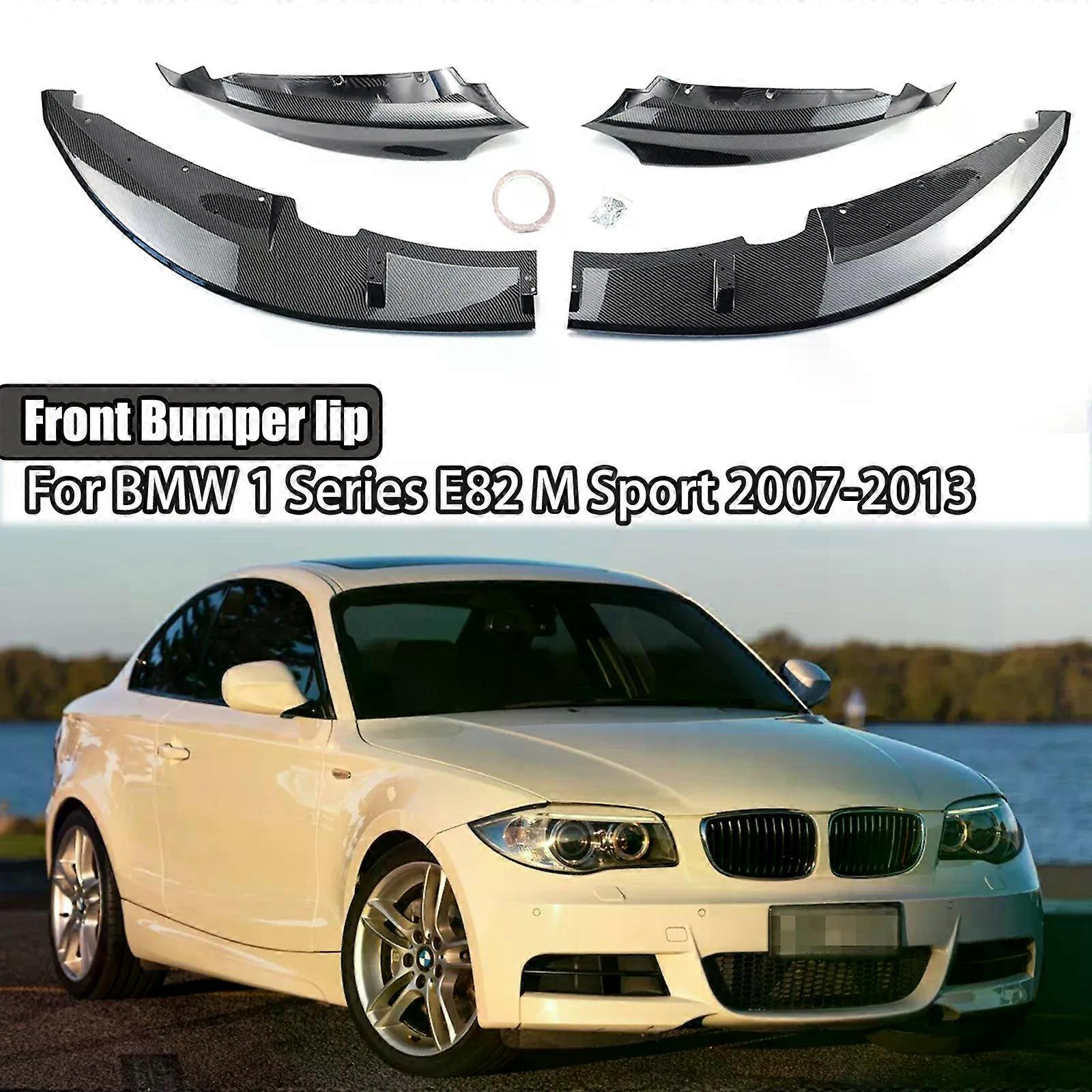 For BMW 1 Series E82 M Sport 2007-2013 Car Front Bumper Lip Splitter ...
