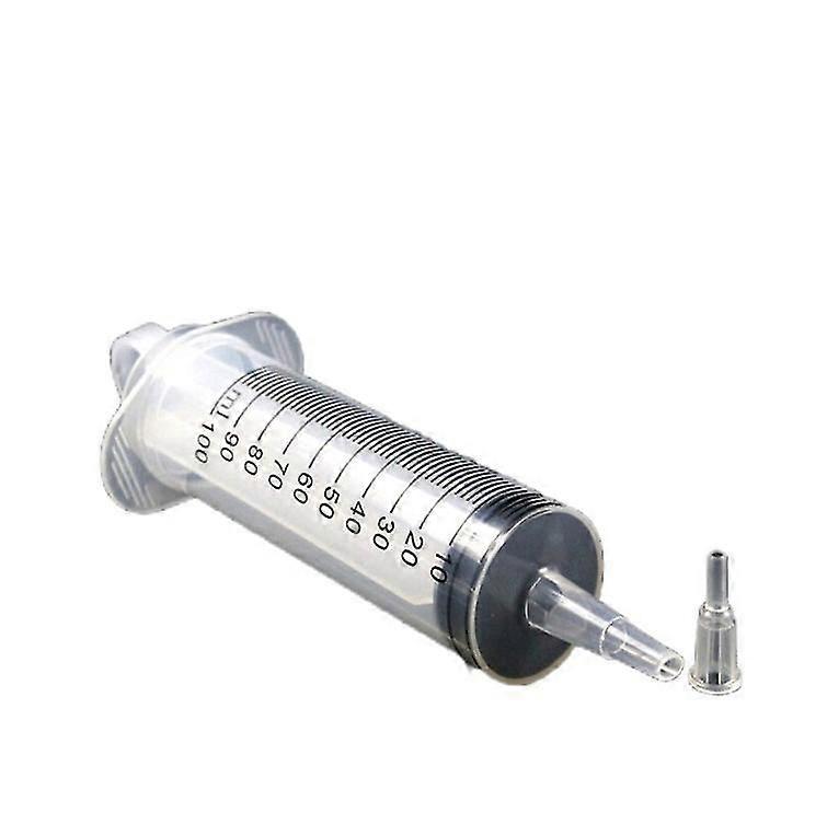 100ML Plastic Large Syringe Measuring Nutrient Sterile Reusable Kitchen Tool