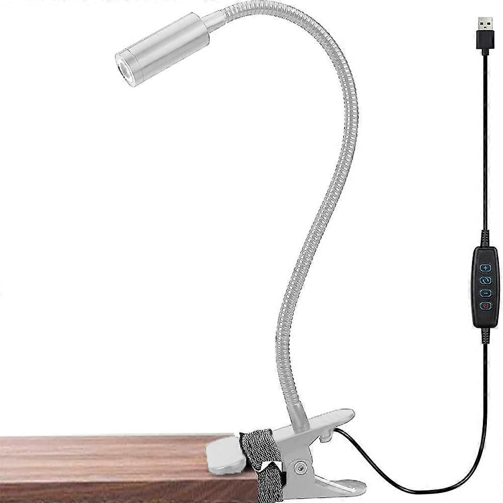 LED, Desk, Clamp, Lamp, Reading, Light, Touch-Control, Night