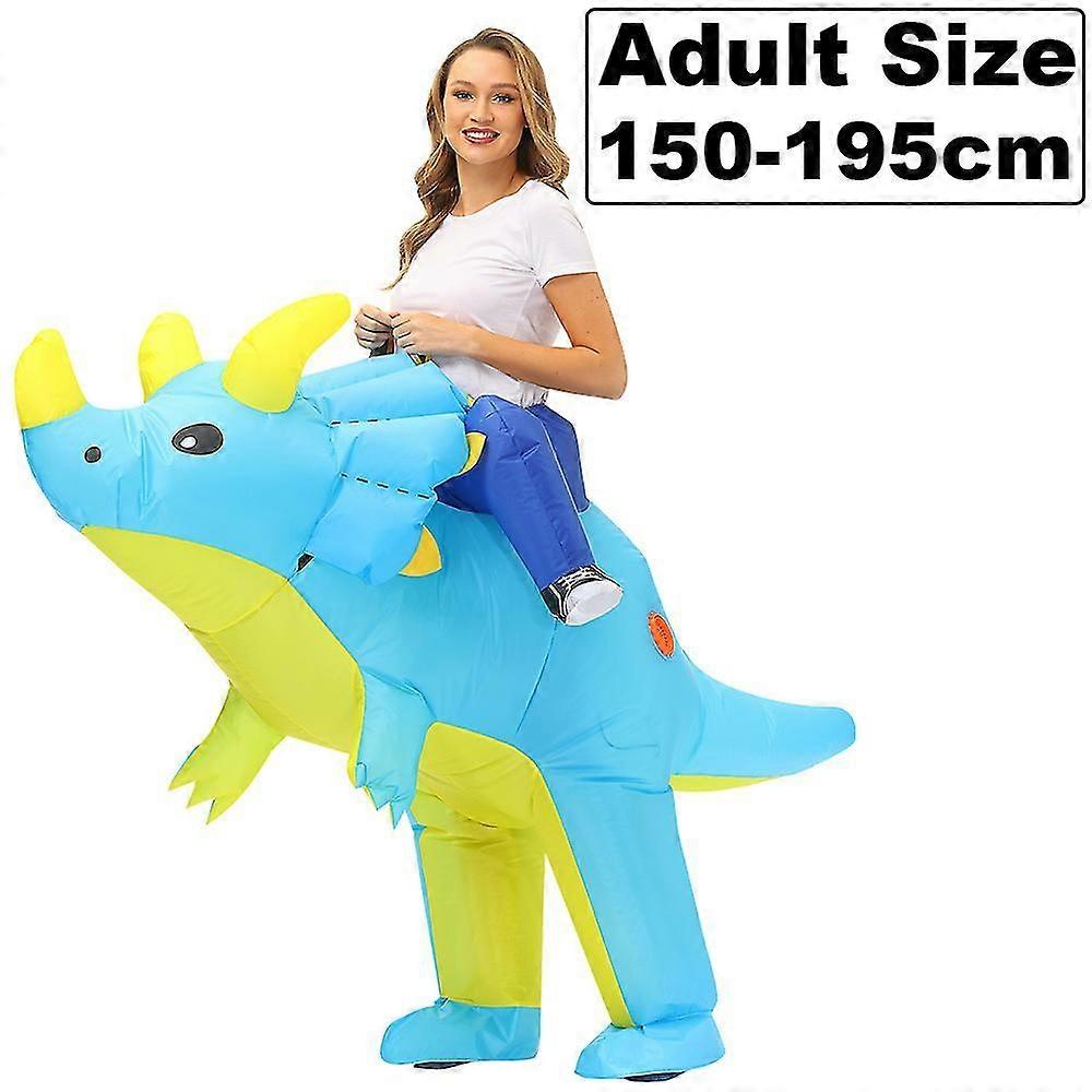 New T-rex Dinosaur Cosplay Inflatable Costumes Suits Mascot Funny Party Anime Christmas Halloween Costume Dress For Adult