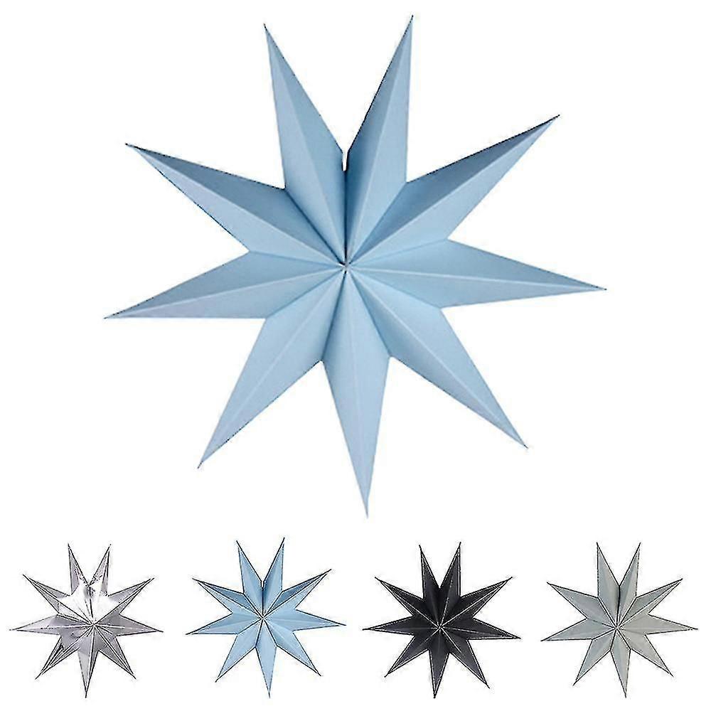 Nine-pointed Star Lanterns Christmas Hanging Paper Wedding Decor
