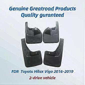 Exquisite 4Pcs Mud Flaps Splash Guards For Toyota Hilux Vigo 2016-2019 Front and Rear Mudguards Fender Accessories
