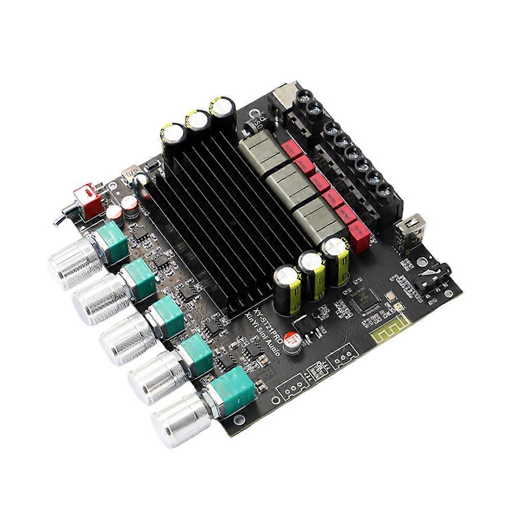 XY-ST21PRO Compact 2.1Channel TPA3255 BT Digital Power Amplifier Board High And Low Tone Subwoofer Power Amplifier Board 100W*2+200W