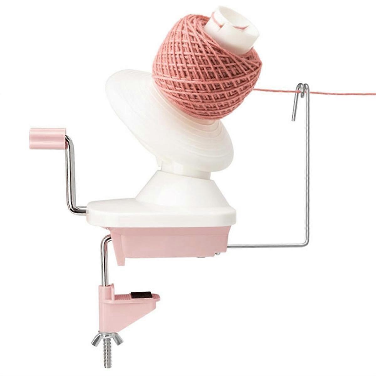 Yarn Ball Winder Manual Effortless Yarn Spinner Portable Yarn Ball Roller Spinner for Crocheting Knitting Tool