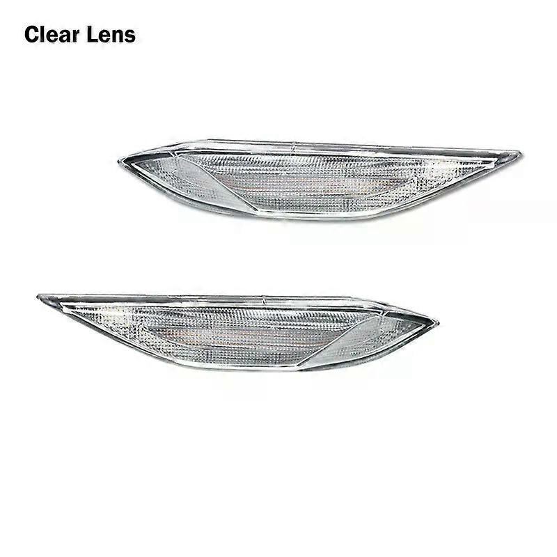 Gjelder for Porsche Cayenne 958 Gen Front Side Light Gul blinklys hvit Running Position Lights/DRL 2011-2014 12V