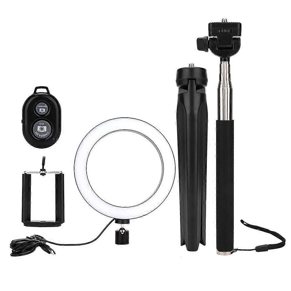 20cm Ring LED Light Dimmable Filling Light with Stand for Video Live Makeup