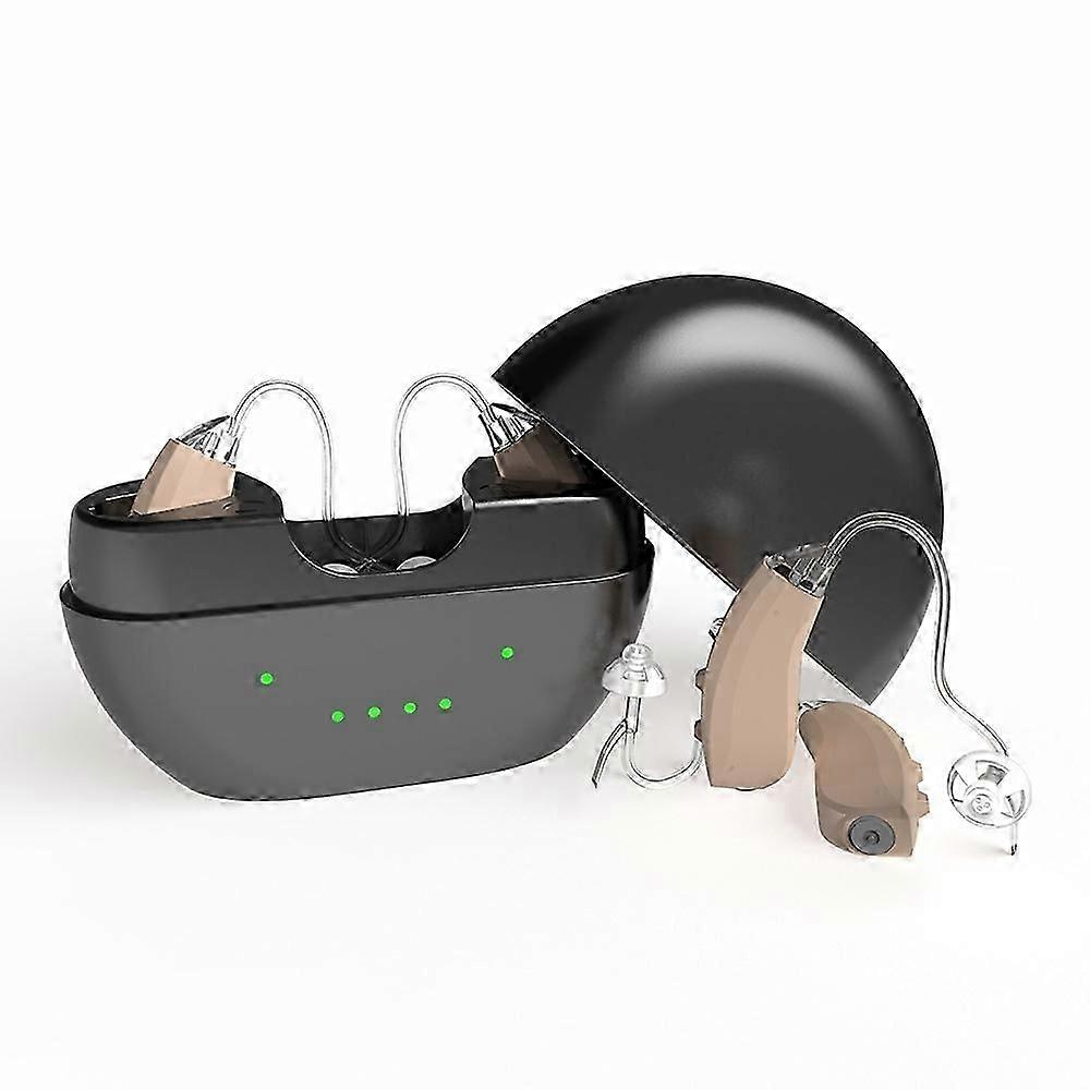 Sound Amplifier Rechargeable In-Ear Hearing Aid Earplug Sound Collector