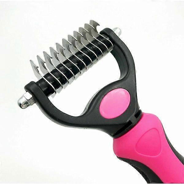 New Professional Pet Grooming Undercoat Rake Comb Dematting Tool Dog Cat Brush