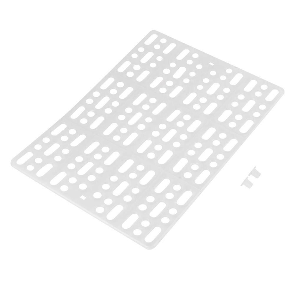 宠物网眼脚垫兔兔仓鼠小宠物脚垫塑料笼子地毯垫（白色）