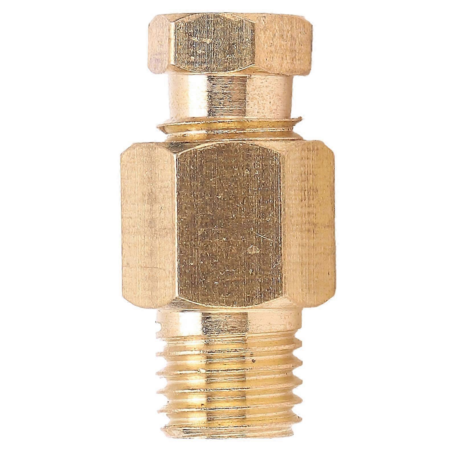 Brass Fitting Straight Through Threaded Pipe Connection Nipple Industrial Joint Supplies(PD408 )