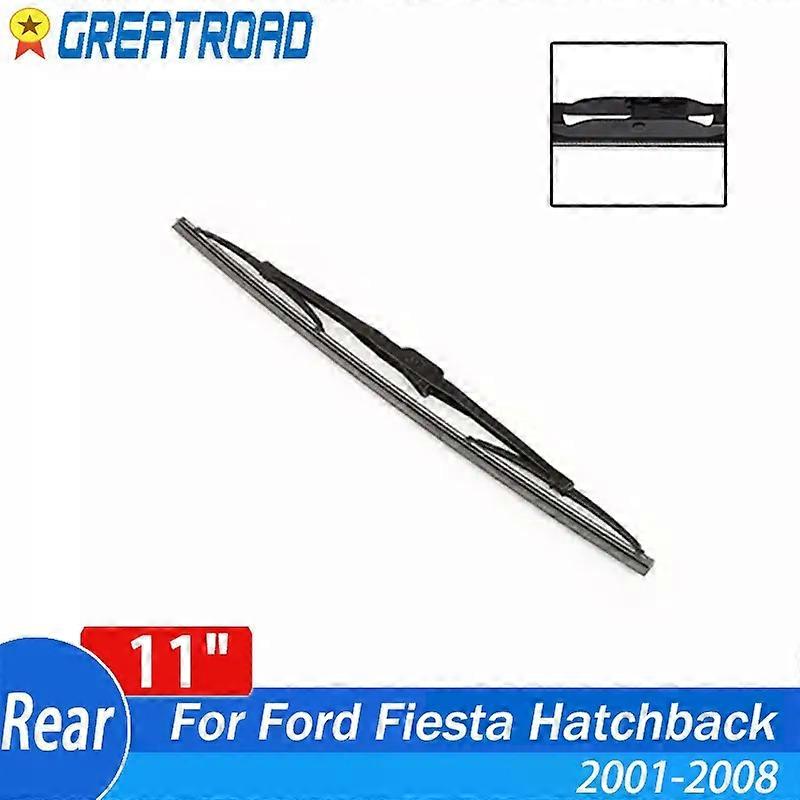 Wiper 11" Rear Wiper Blade For Ford Fiesta Hatchback 2001 2002 2003 2004 2005 2006 2007 2008 Windshield Windscreen Rear Window