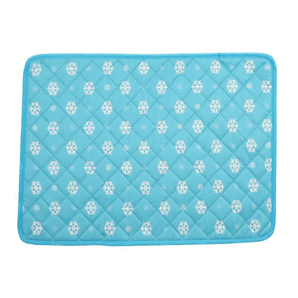 TPU Waterproof Layer Pet Mat, Ice Silk Self Cool Pad with Four-layer Construction, Non-Irritating Pet-Safe Materials for Safe and Cozy Summer Rest