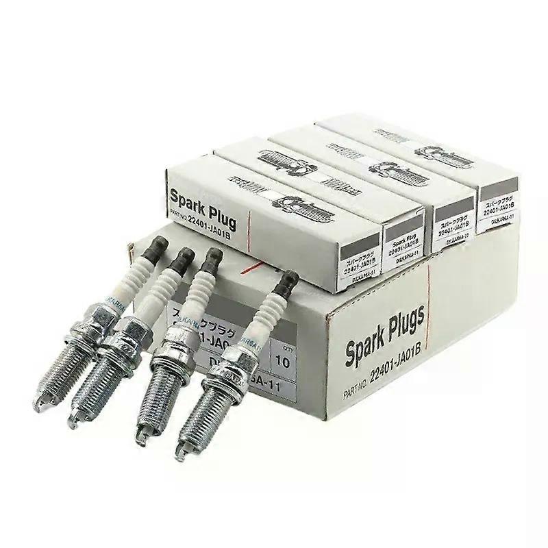 4PCS 22401-JD01B FXE20HR11 Iridium Spark Plug compatible for Nissan Sentra Qashqai Micra Tiida Note X-Trail Renault Laguna III 22401JD01B