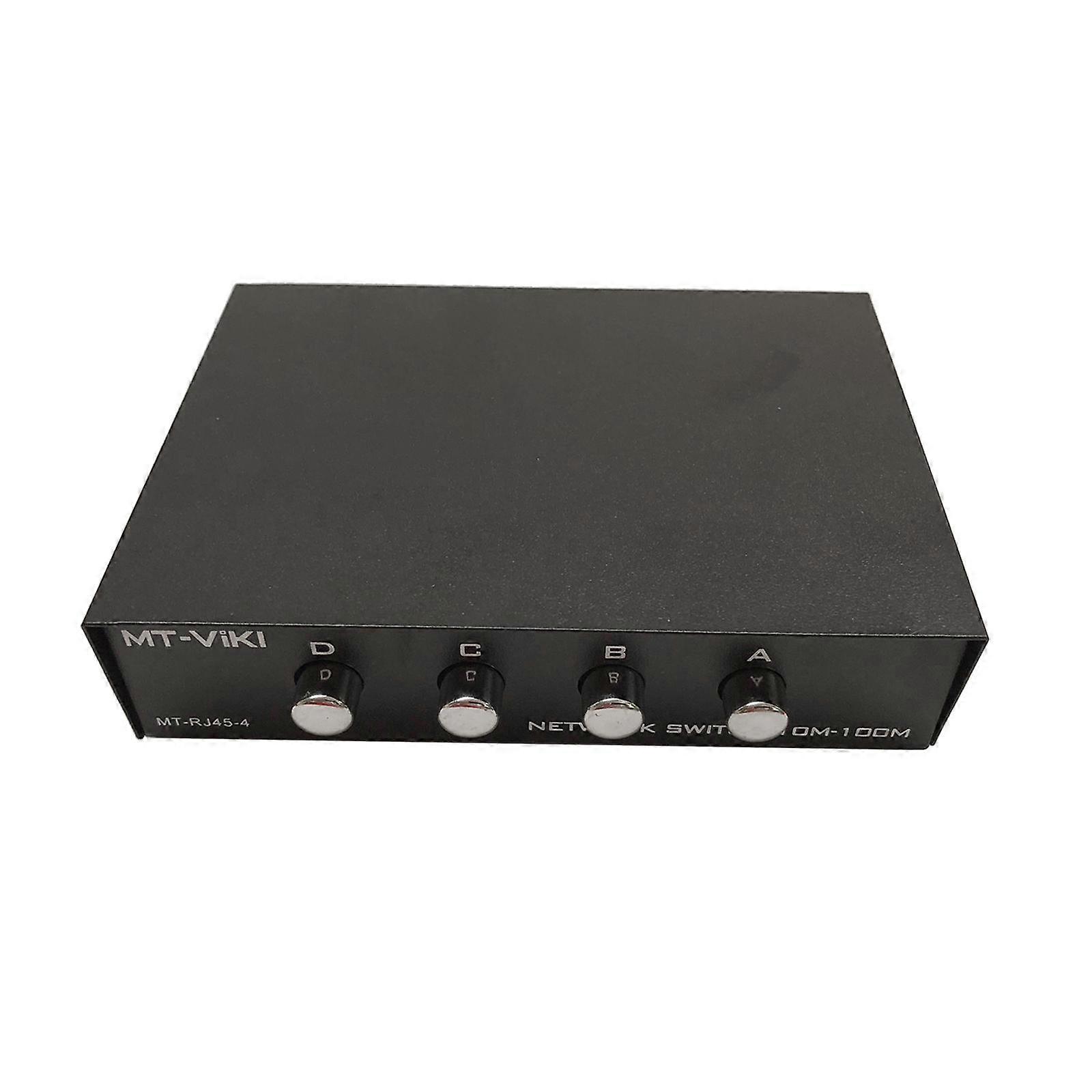 4Port Manual Network Sharing Switch Box /1 In 4 10/